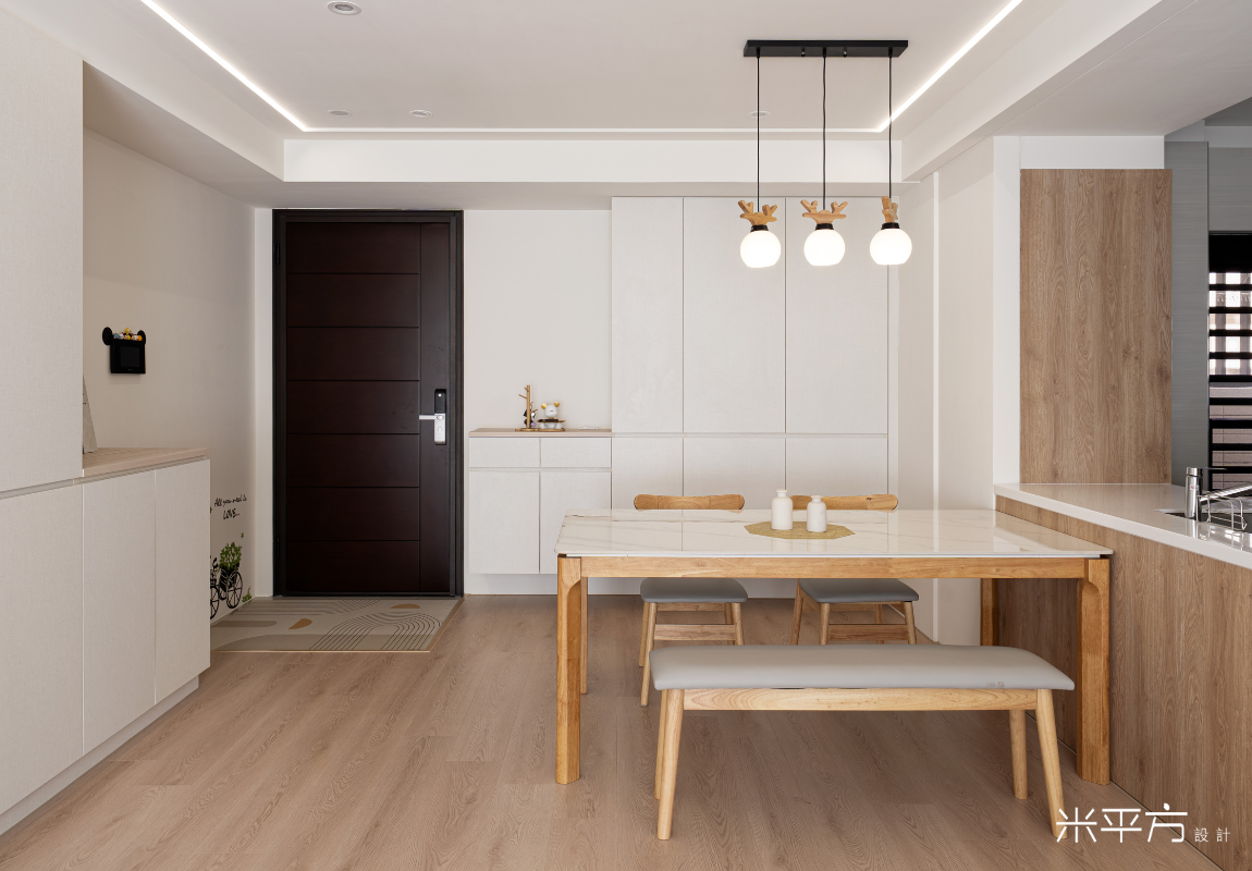 台南市 林森苑｜現代簡約風｜溫潤木色｜米平方空間設計 - 台南室內設計 / 台南老屋翻新