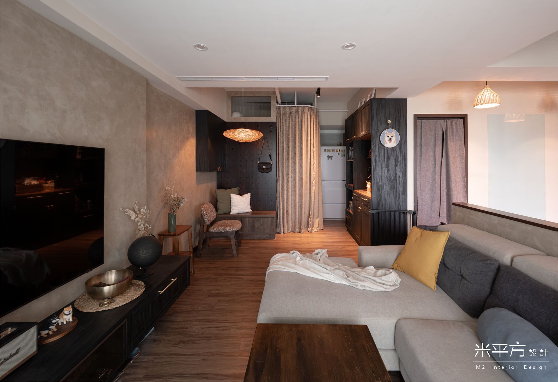 台南市 和宜仁和|開放式空間設計|藝術塗料 / 藝術漆 / 特殊漆|系統櫃|米平方空間設計 - 台南室內設計 / 台南老屋翻新