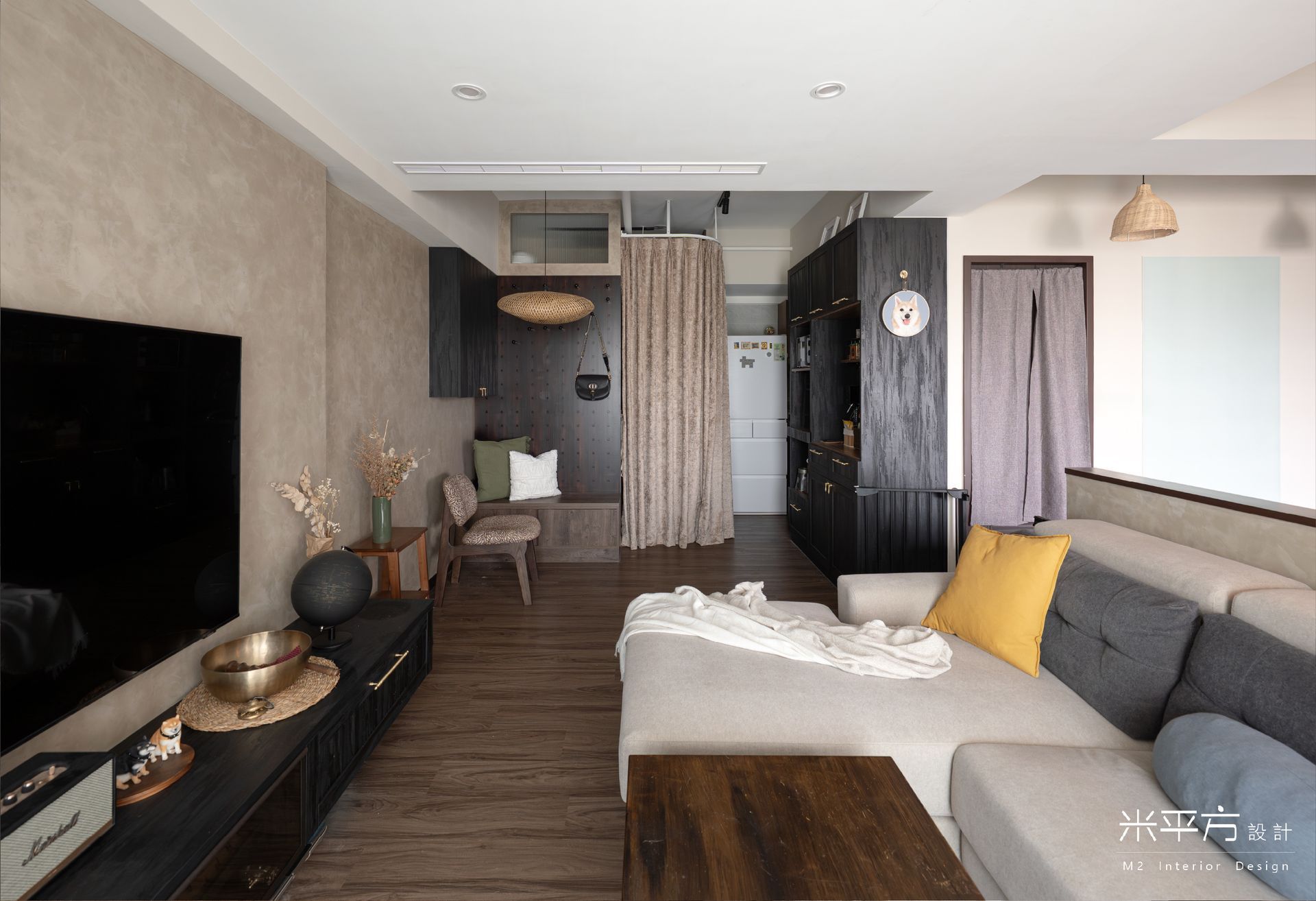 台南市 和宜仁和|開放式空間設計|藝術塗料 / 藝術漆 / 特殊漆|系統櫃|米平方空間設計 - 台南室內設計 / 台南老屋翻新