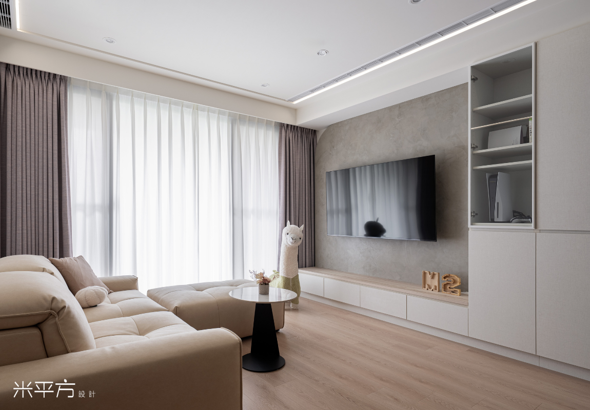 台南市 林森苑｜現代簡約風｜溫潤木色｜米平方空間設計 - 台南室內設計 / 台南老屋翻新