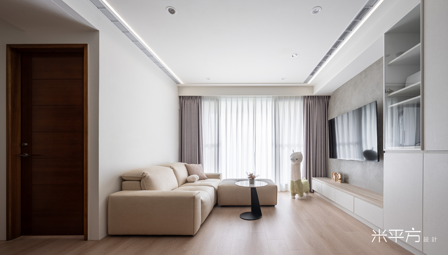 台南市 林森苑｜現代簡約風｜溫潤木色｜米平方空間設計 - 台南室內設計 / 台南老屋翻新
