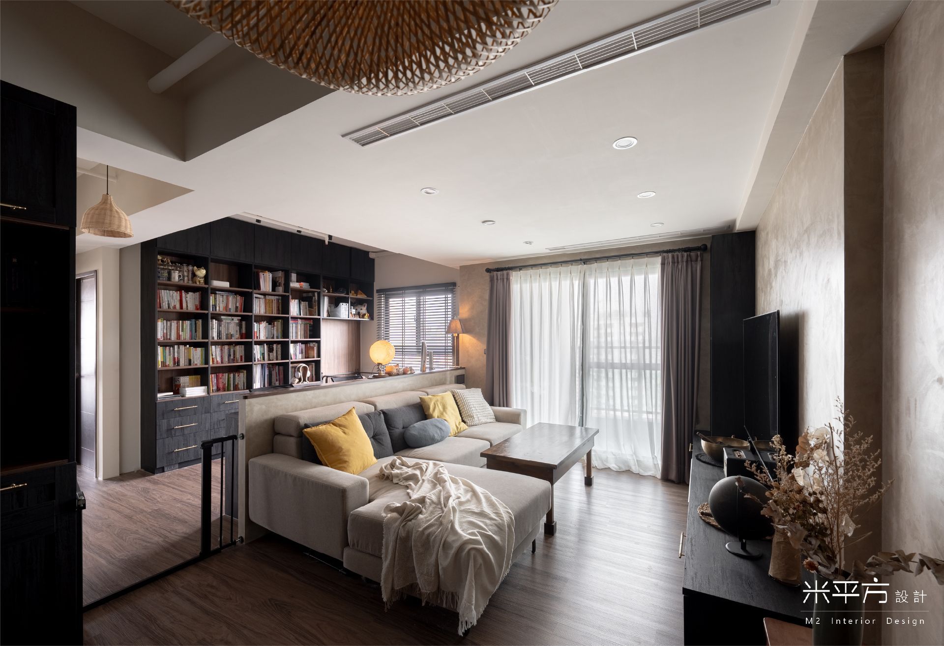 台南市 和宜仁和|開放式空間設計|藝術塗料 / 藝術漆 / 特殊漆|系統櫃|米平方空間設計 - 台南室內設計 / 台南老屋翻新