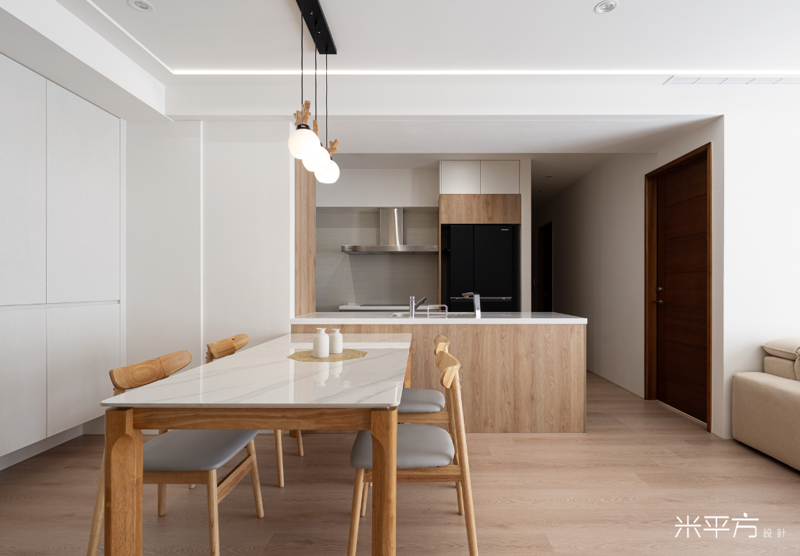 台南市 林森苑｜現代簡約風｜溫潤木色｜米平方空間設計 - 台南室內設計 / 台南老屋翻新