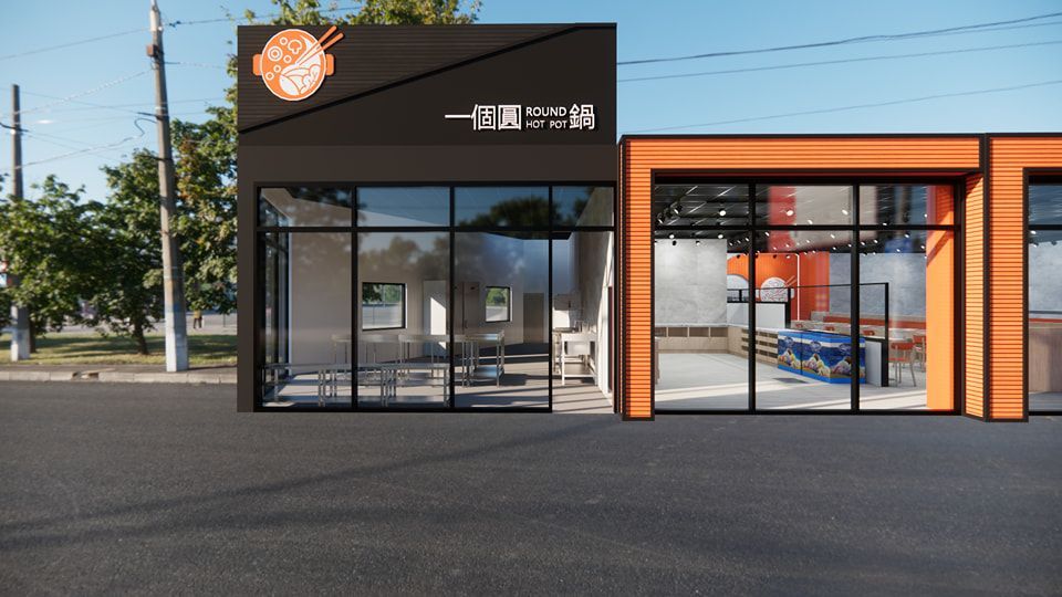 一個圓鍋｜米平方空間設計 - 台南店面設計 / 台南商業空間設計 / 台南餐廳設計 / 火鍋店裝潢