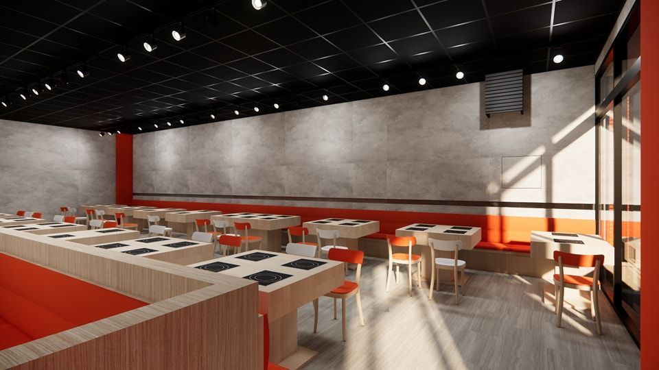 一個圓鍋｜米平方空間設計 - 台南店面設計 / 台南商業空間設計 / 台南餐廳設計 / 火鍋店裝潢