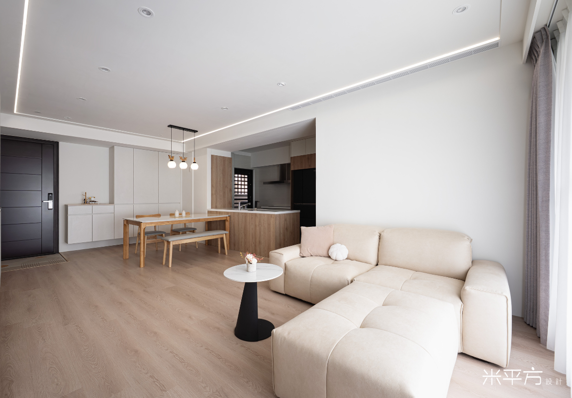 台南市 林森苑｜現代簡約風｜溫潤木色｜米平方空間設計 - 台南室內設計 / 台南老屋翻新