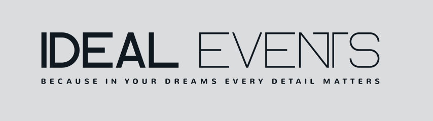 A logo for ideal events because in your dreams every detail matters