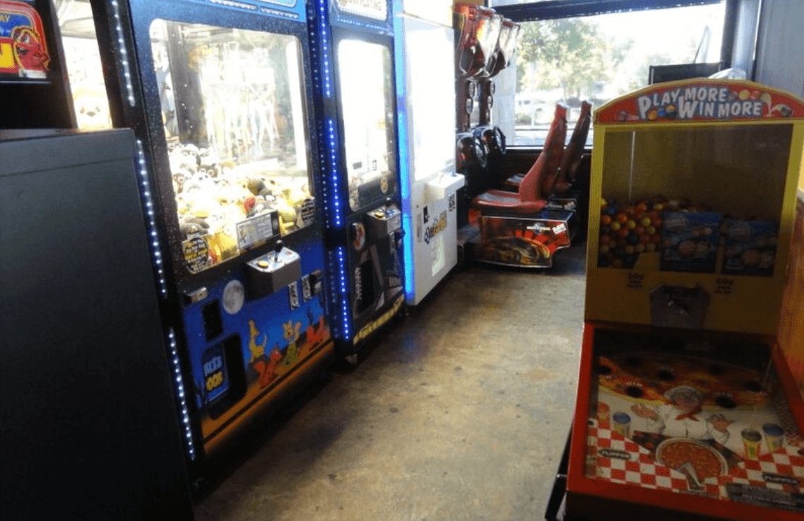 Arcade and game room for the kids