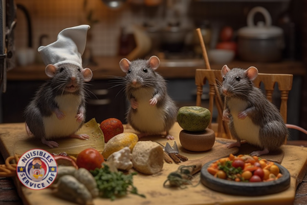 les rats en cuisine