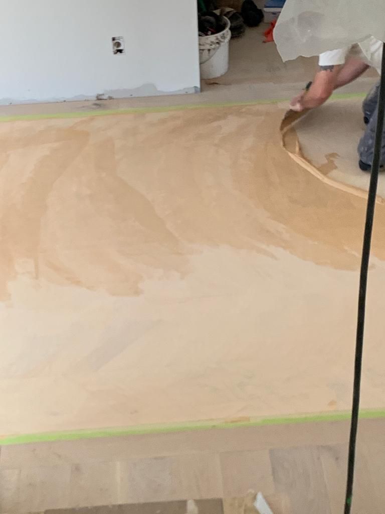 Hardwood flooring installation 