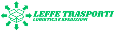 A logo for leffe trasporti logistica e spedizioni