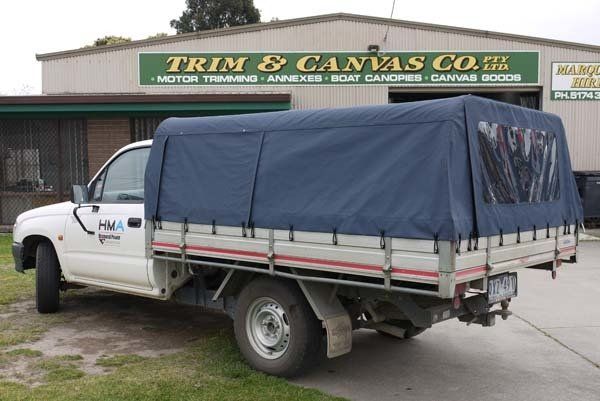 canopy over ute bed