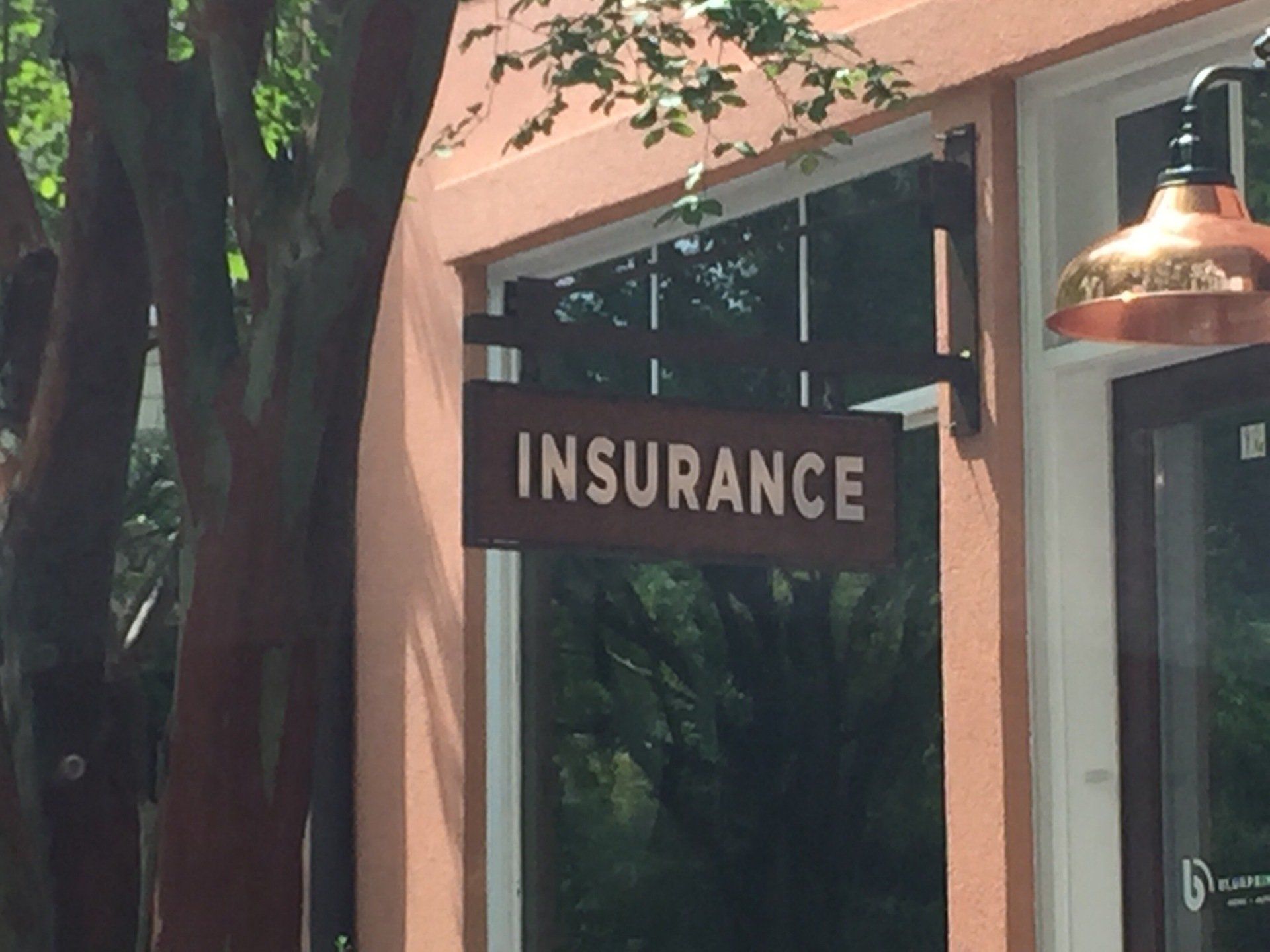 Sign Outside of Insurance Broker Location