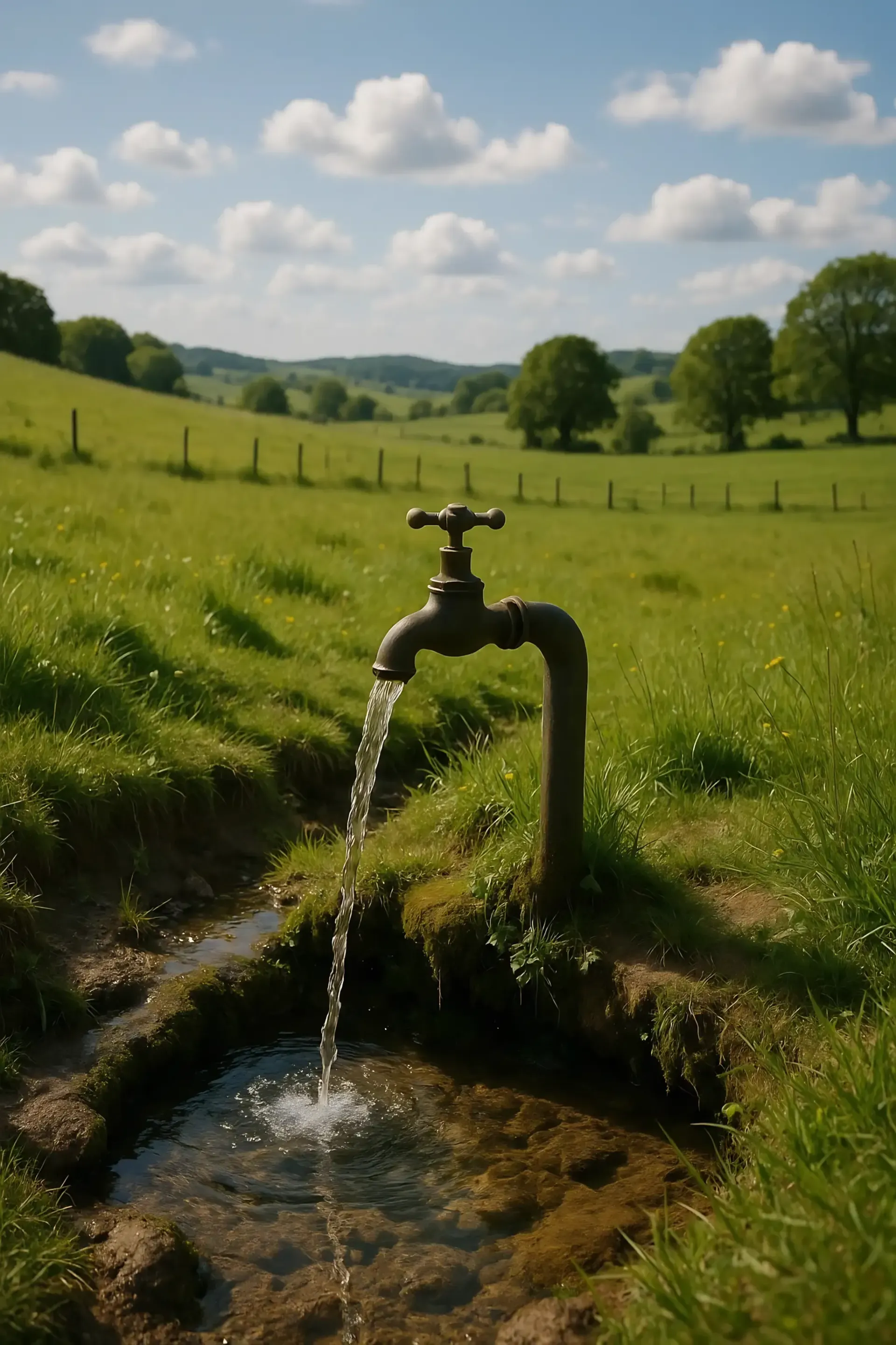 Two Blue Water Storage Tanks Outside, With Connected Pipes and Fittings — Gin Gin Domestic Water Supplies in Wallaville, QLD