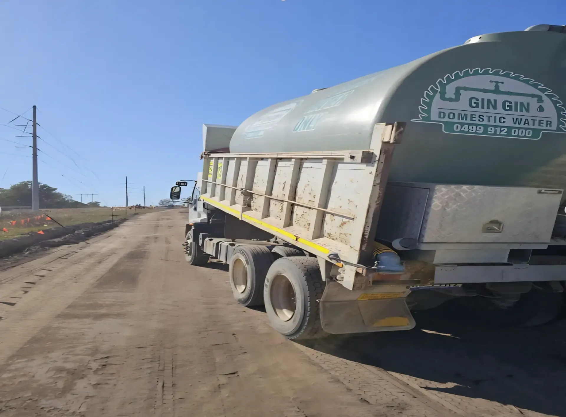 Two Plastic Septic Tank — Gin Gin Domestic Water Supplies in South Kolan, QLD