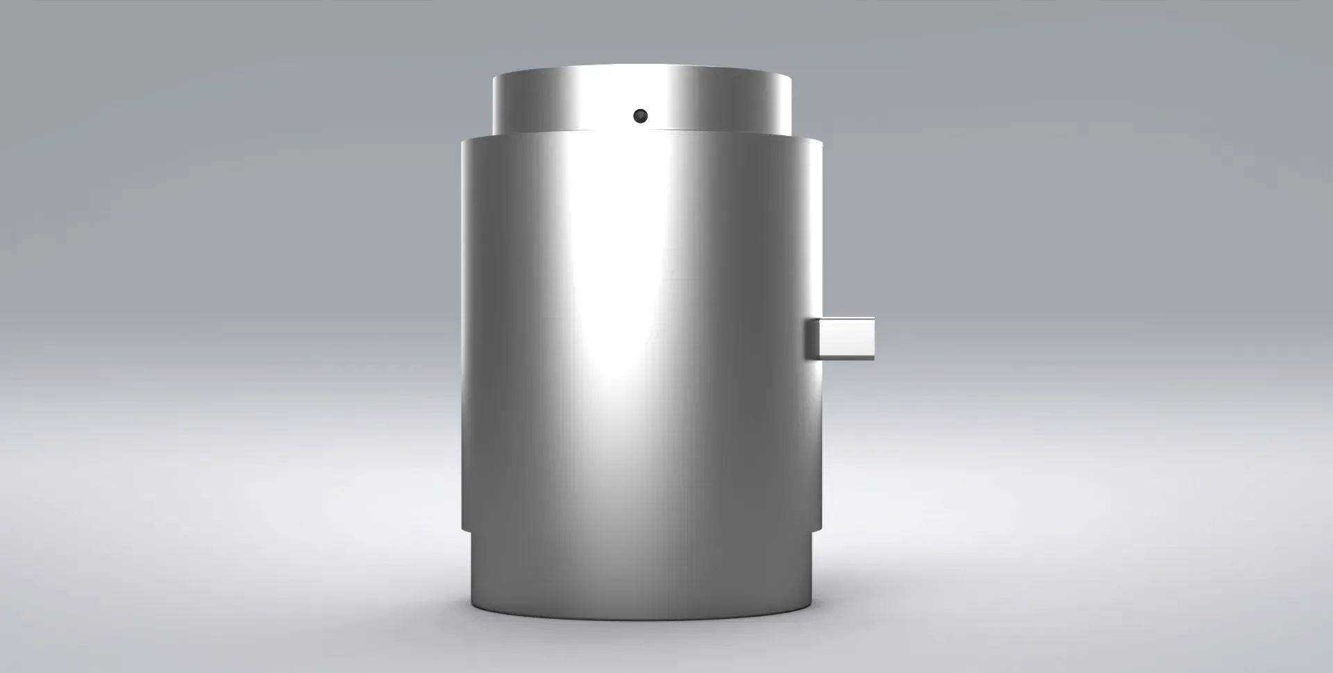 CLS stainless steel canister load cell using a column design and fully laser welded