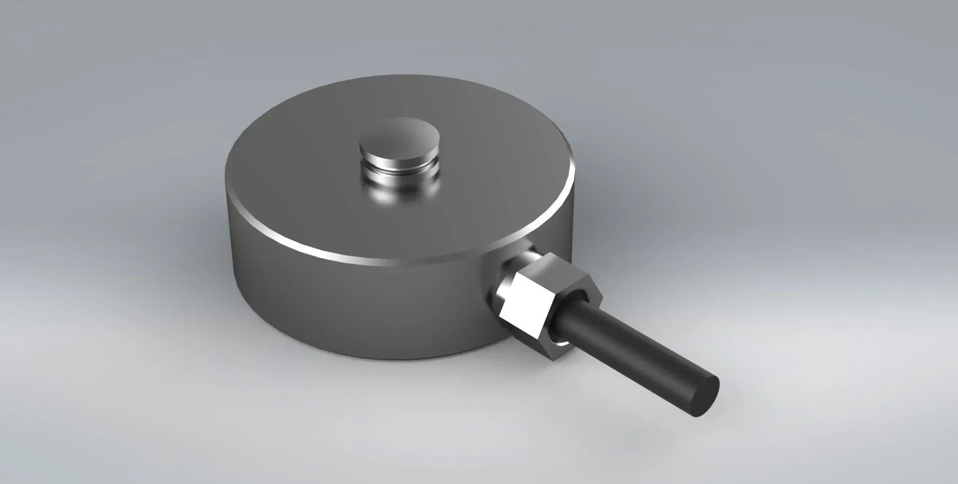 CM low profile compression load cell used to measure static and dynamic loads.