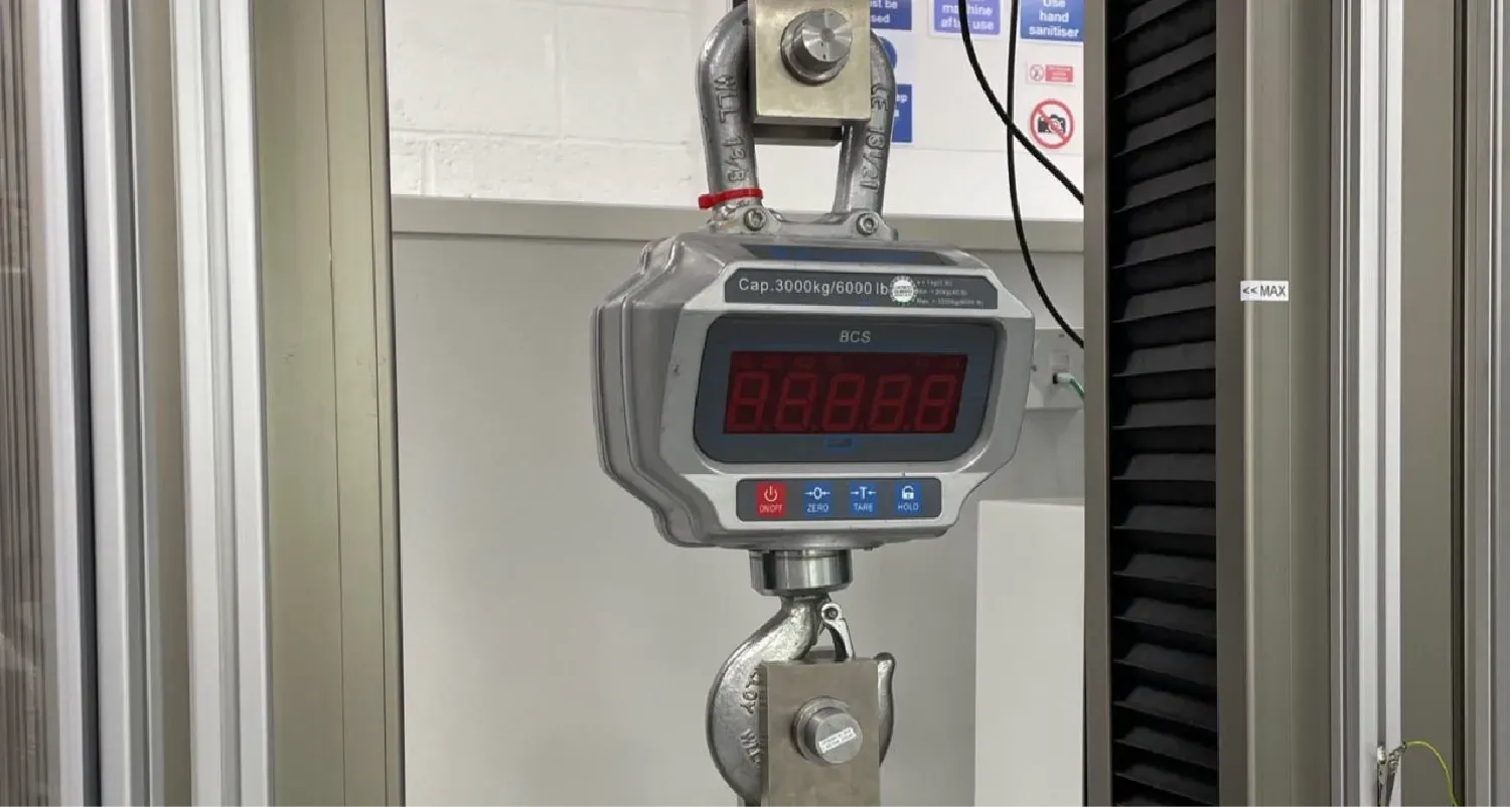A compression load cells being produced in a Mazak CNC machine operated by a CNC machinist