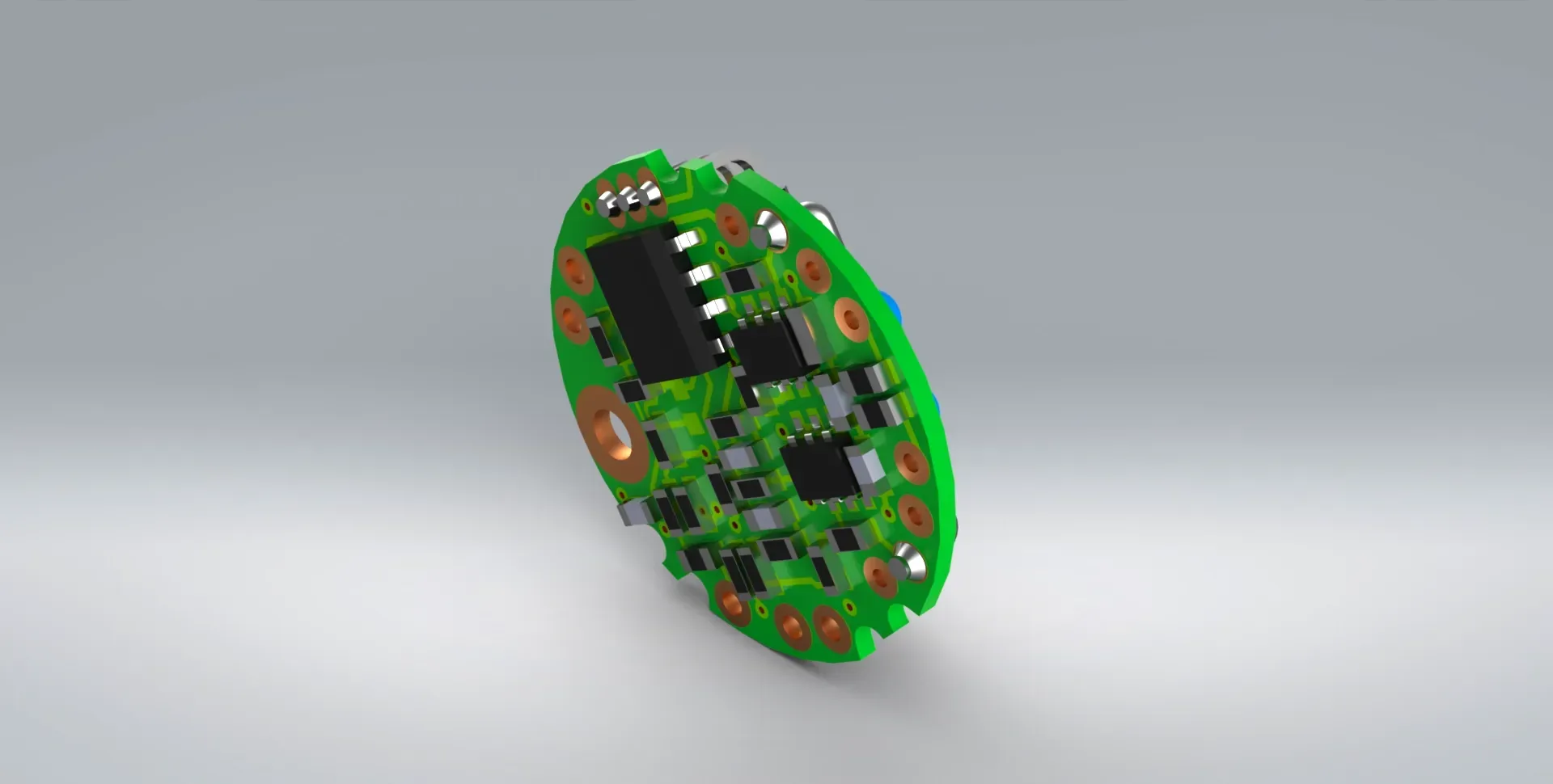 Top view of the ICA instrument, a popular strain gauge amplifier