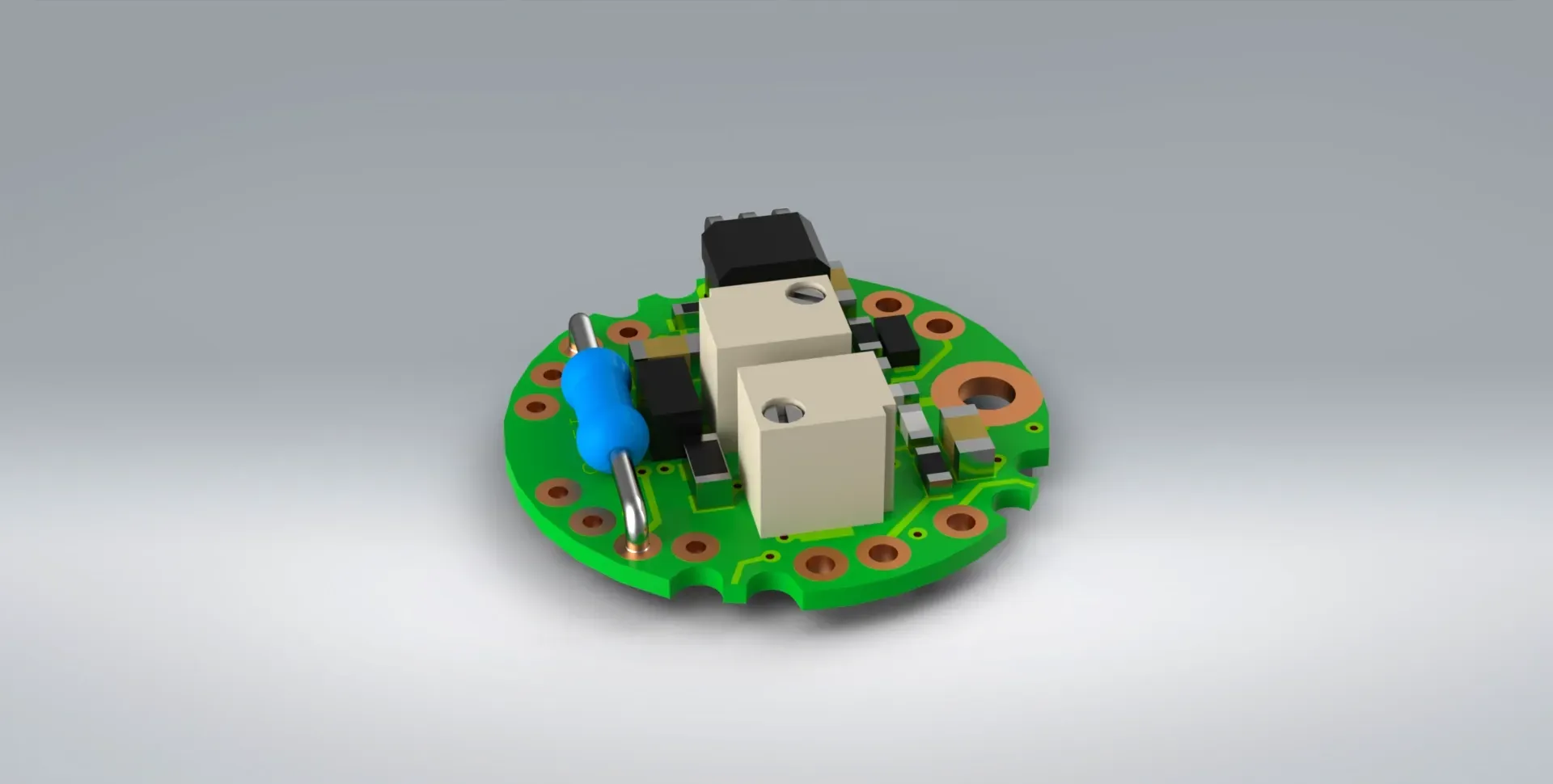Bottom view of the ICA strain gauge amplifier from Procter and Chester Measurements