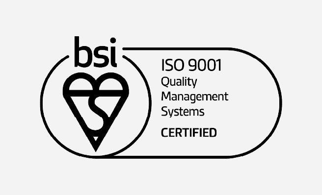 Iso 9001 certified official logo for Procter & Chester Measurements.