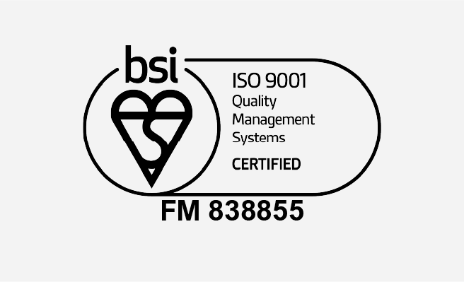 Iso 9001 certified official logo for Procter & Chester Measurements.