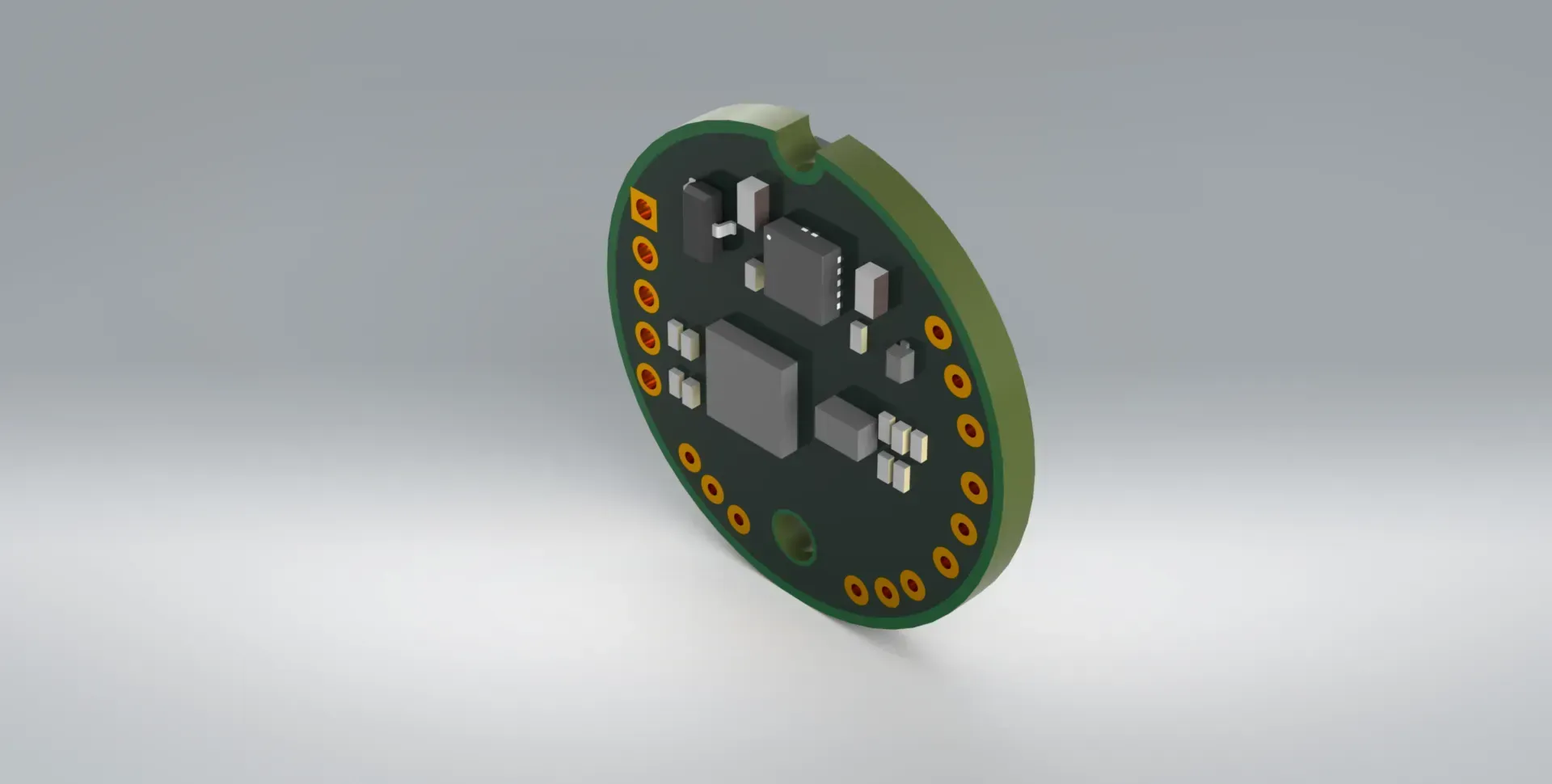 Bottom view of the ICA strain gauge amplifier from Procter and Chester Measurements