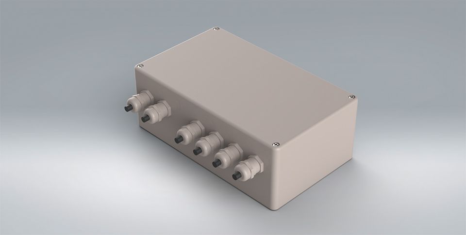 Pale coloured model of the LCA20 digital signal conditioning amplifier for single and multiple load cell applications.