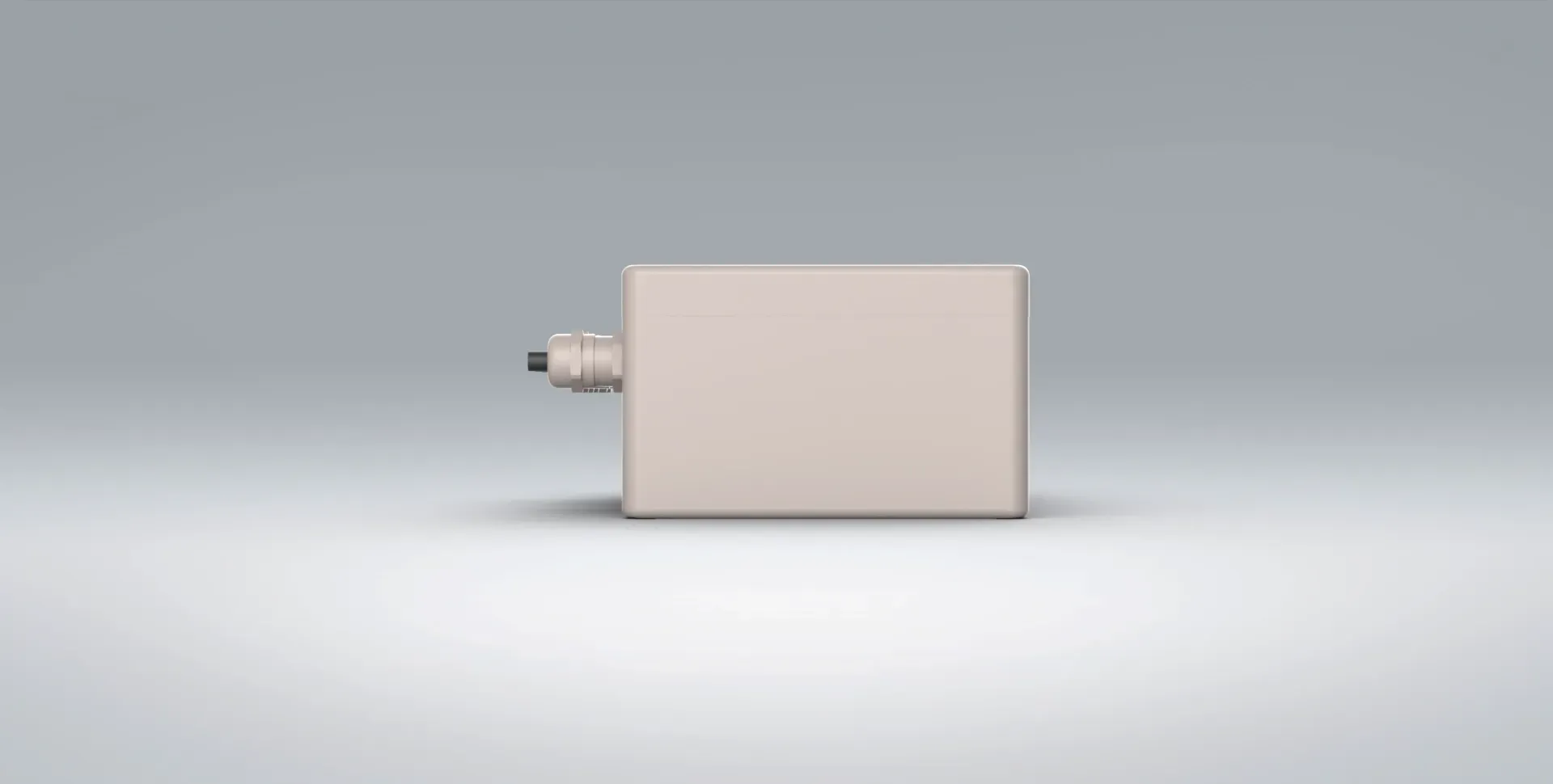 Side on view of the LCA20 amplifier from Procter & Chester Measurements