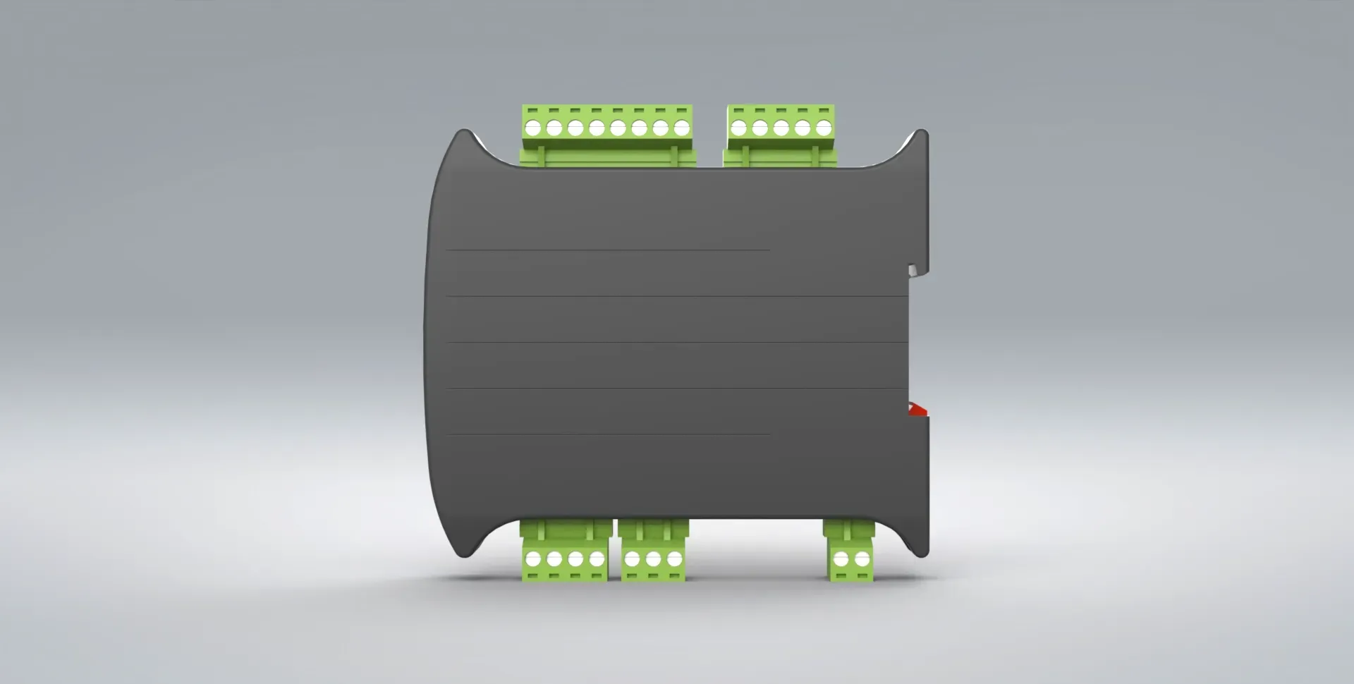 LCD20 strain gauge amplifier from Procter & Chester Measurements on a grey background