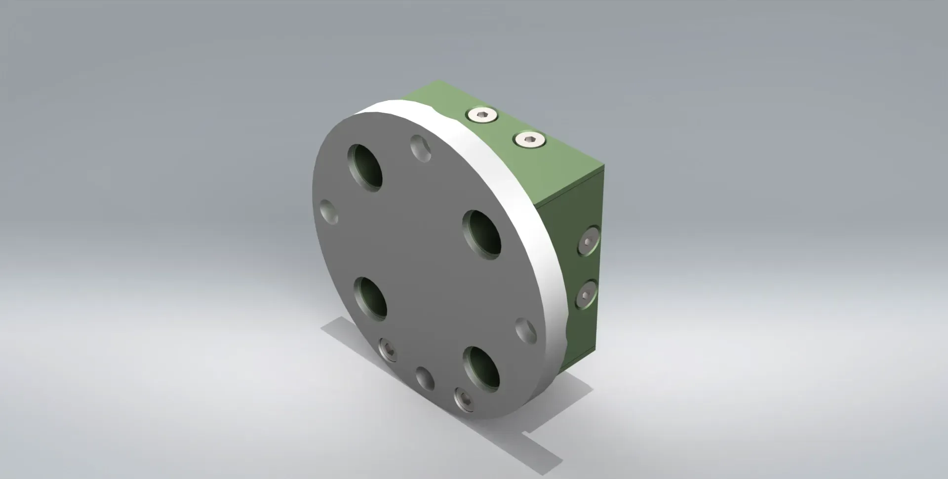 Back view of the MAL6 multi-axis load cell from Procter & Chester Measurements