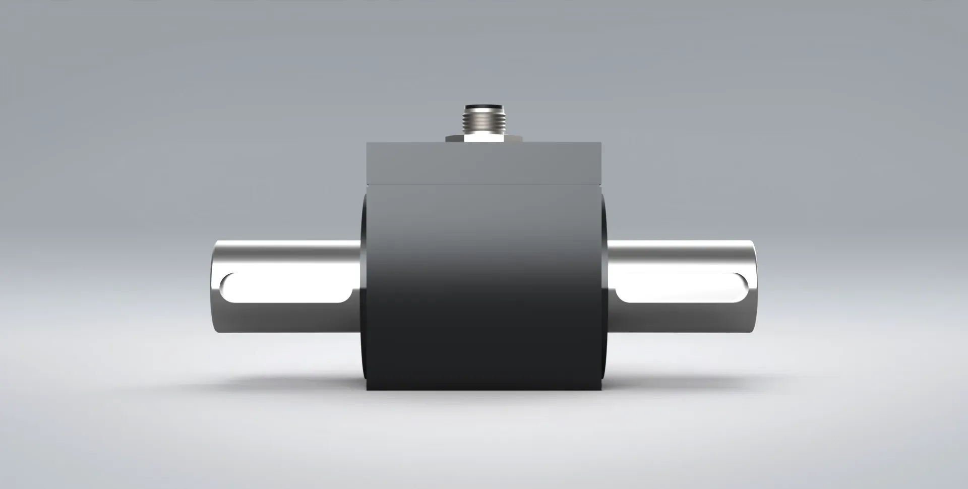 Side on view of the RT2 rotating torque transducer to measure torsion