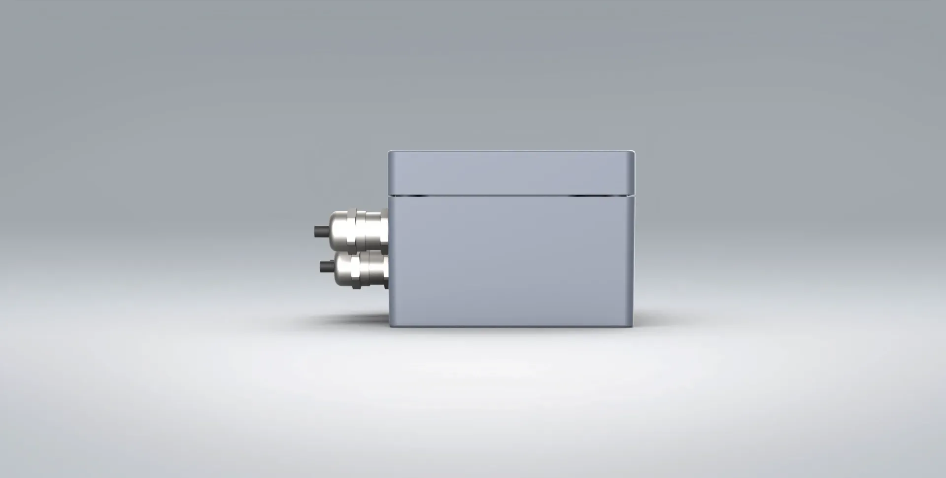 Side on view of the SG4 junction box  from Procter & Chester Measurements