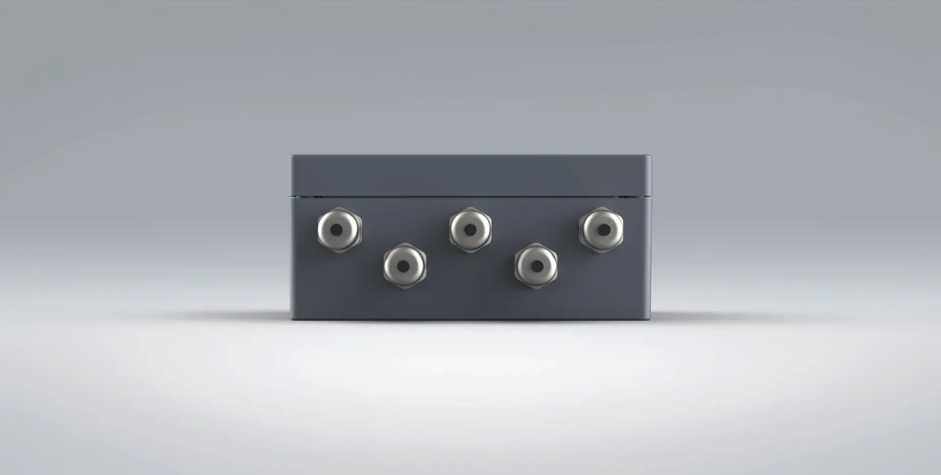 Back of the SG4 junction box used for load cell and strain gauge measurement