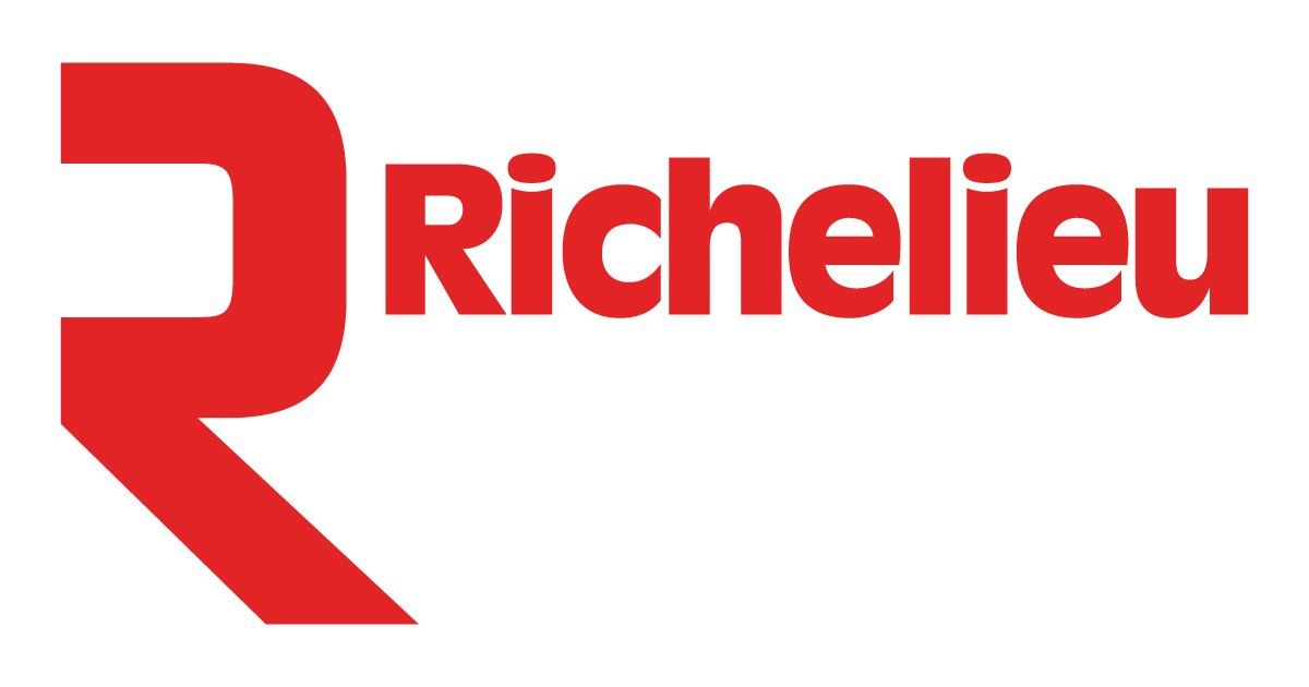 Red Richelieu logo with stylized