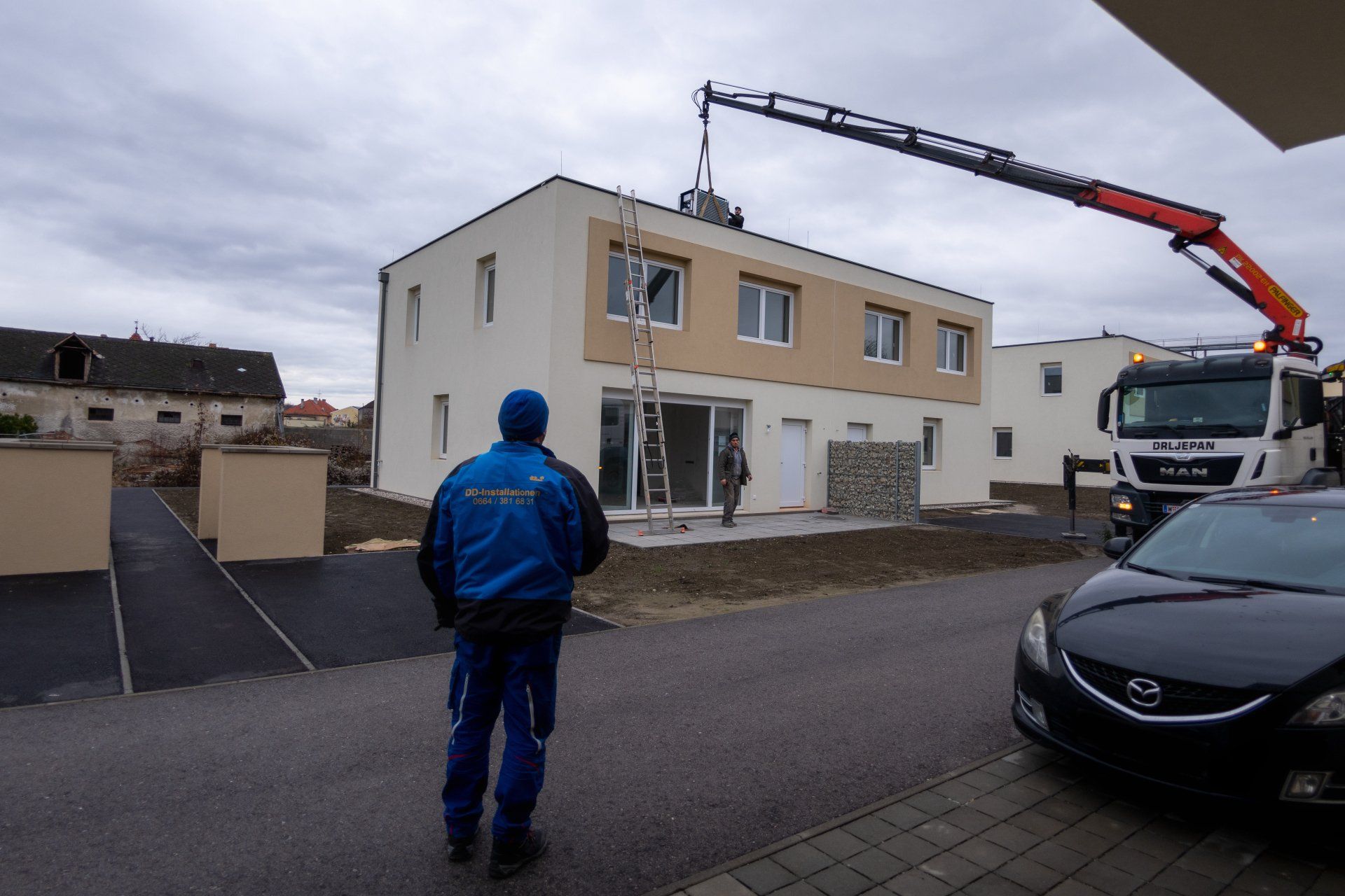 Wärmepumpenaufstellung