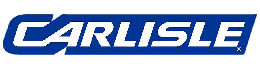 A blue and white carlisle logo on a white background