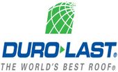 The logo for duro last is the world 's best roof.