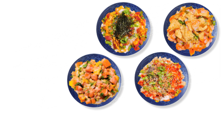 Order Online, Crafted, Coffee, Tea, Poke