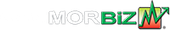MORBiz logo with green text and a chart icon.