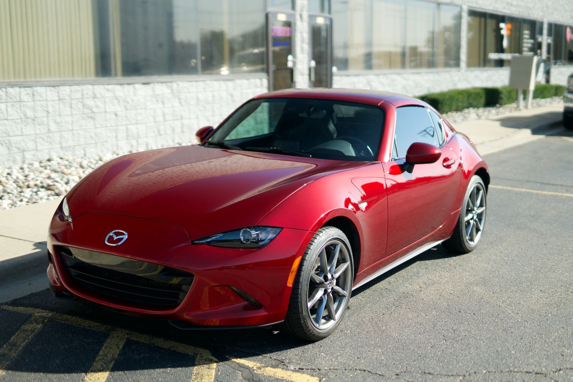 Vehicle with ceramic privacy window tint and UV blocking window film installed in Novi, Michigan.