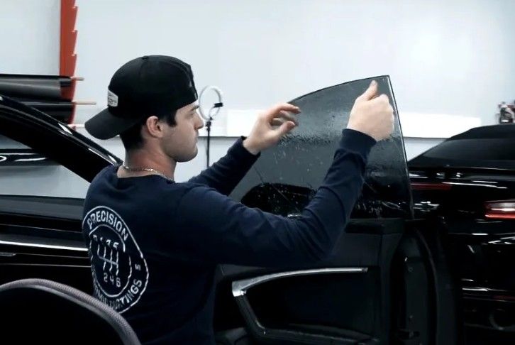 dyed and carbon and ceramic window tint