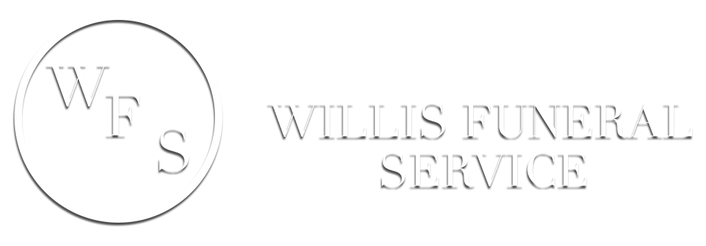 Willis Funeral Service logo: a circle with "WFS" inside, followed by text reading "Willis Funeral Service".