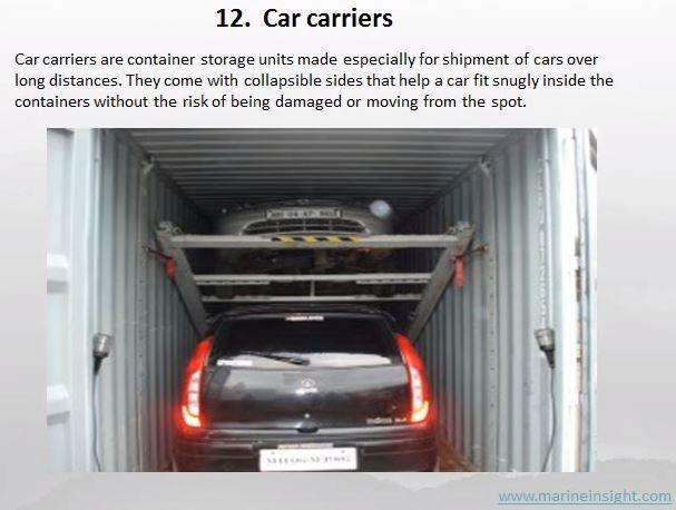 Car Carrier Cargo Containers 