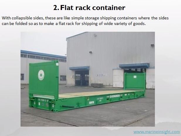 Flat Rack Cargo Containers