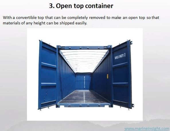 Open Top Cargo Containers