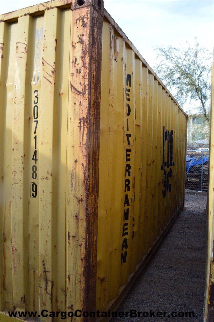 8x20 Used WWT (Wind and WaterTight) Cargo Container for sale Phoenix, AZ MSCU 314631