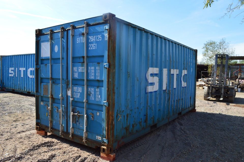 A Cargo Worthy (CW) Shipping Container