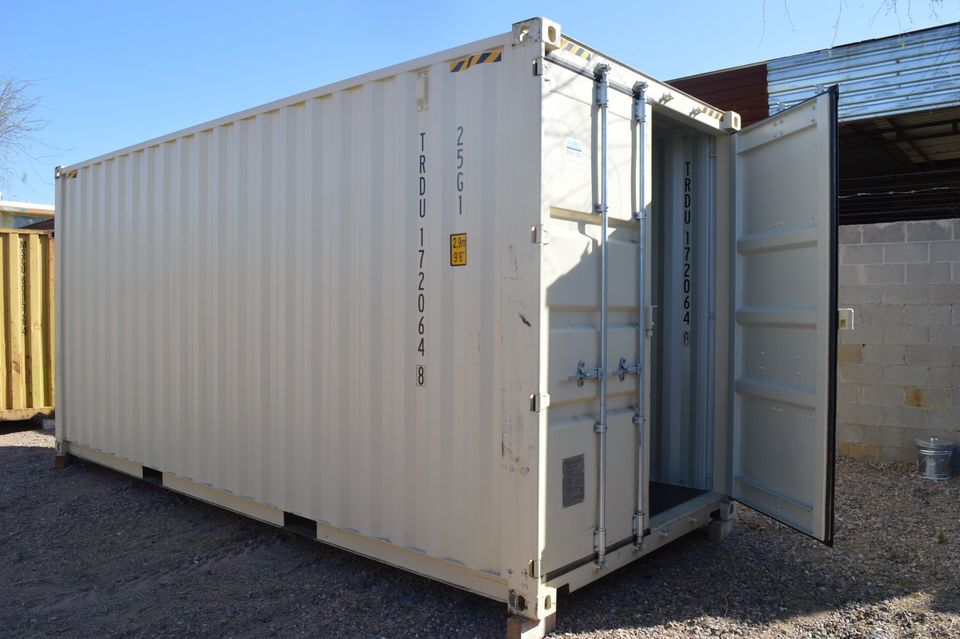 A 20' One Trip Shipping Container