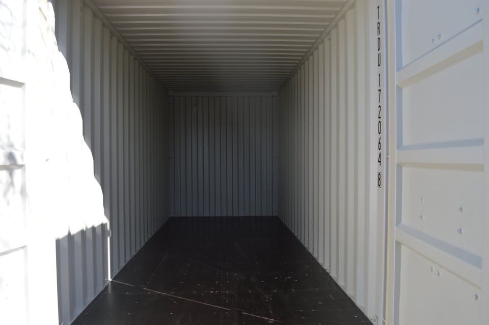 he inside of a 20' One Trip High Cube Shipping Container